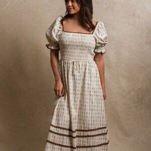 Smocked Dress Neuflora S marigold